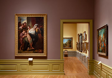 Photo of a gallery. Links to Newsletter Sign-Up