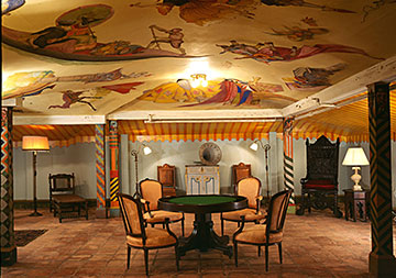 Photo of an exhibit. Links to Glossary