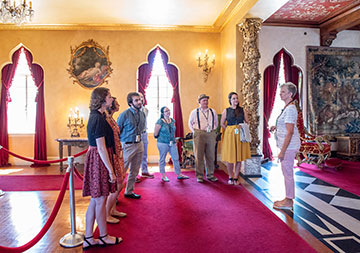 Photo of tour guides. Link to Life Stage Gift Planner Ages 60-70 Situations.